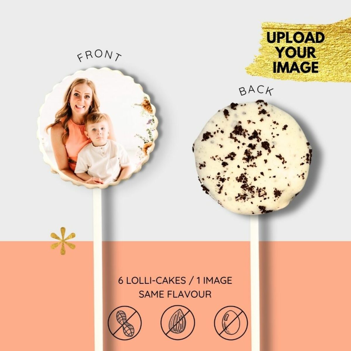 Photo Cookies n’ Cream Lolli-Cakes